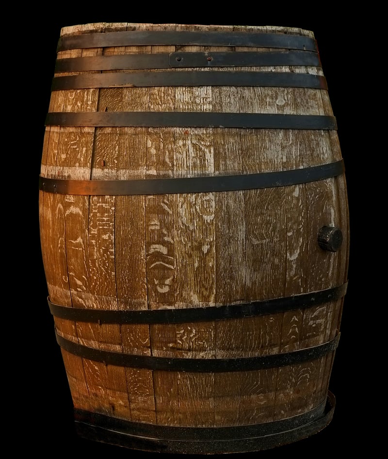 Recycled Wine Barrel Water Feature